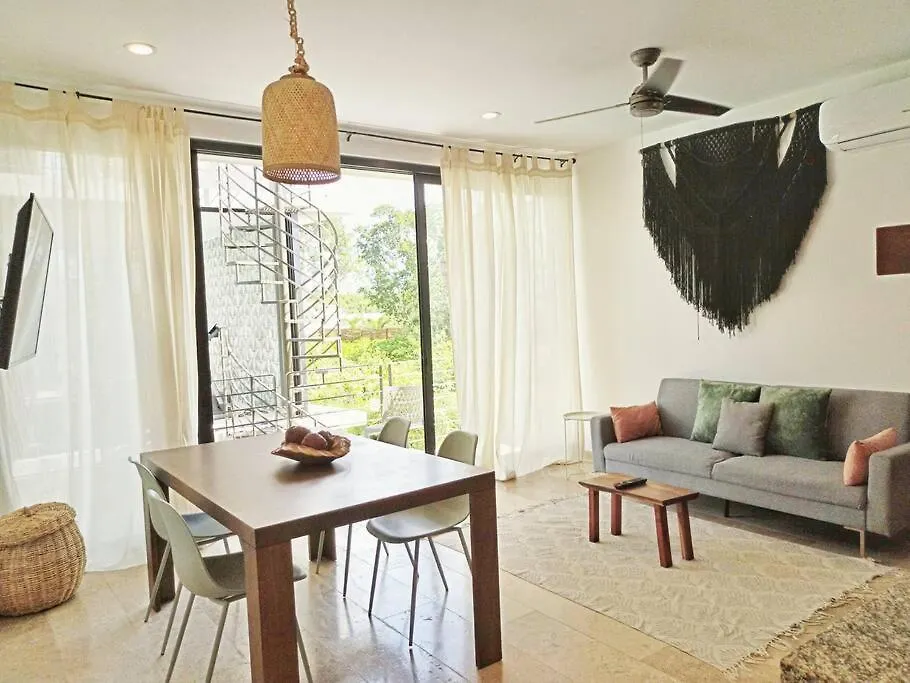 201 Amena Close To Sea Cozy 1Br Apt 30Mb Wifi & Gym Apartment Tulum