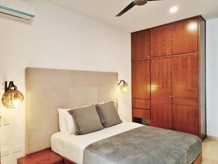 201 Amena Close To Sea Cozy 1Br Apt 30Mb Wifi & Gym Apartment Tulum Mexico