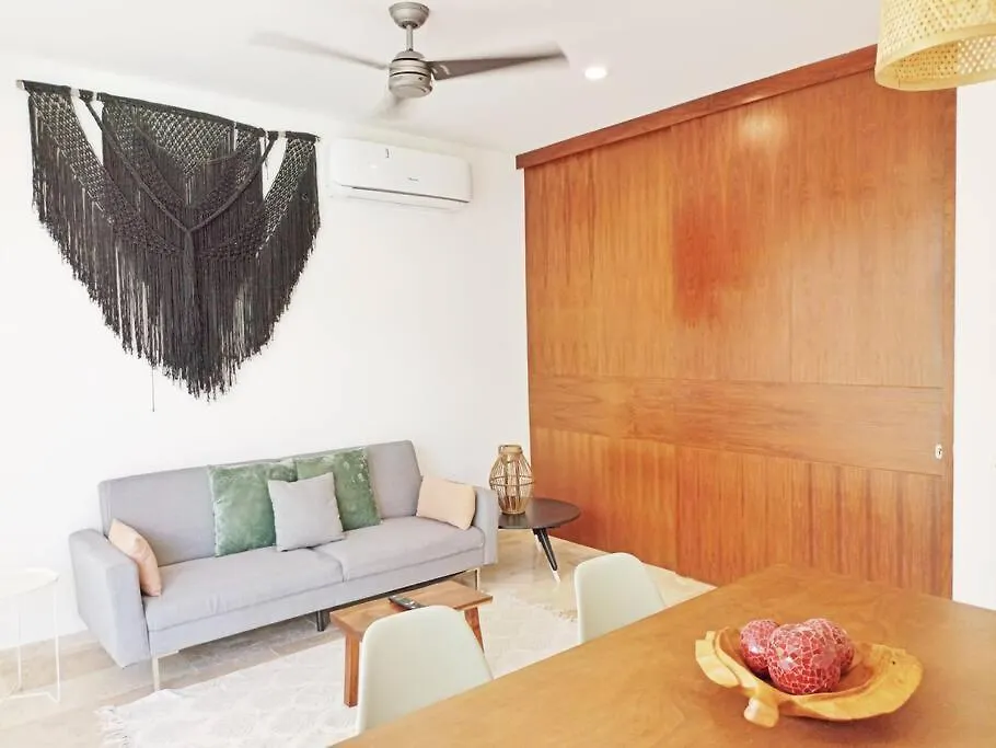 201 Amena Close To Sea Cozy 1Br Apt 30Mb Wifi & Gym Apartment Tulum