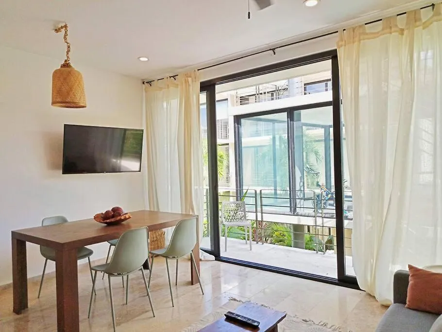201 Amena Close To Sea Cozy 1Br Apt 30Mb Wifi & Gym Apartment Tulum